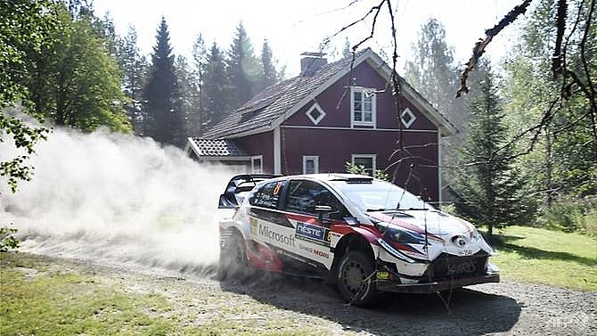 tanak leads in finland as neuville ogier fail to get grip