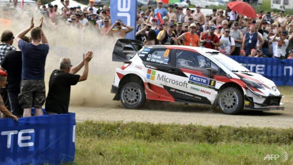 tanak stays on course for finland triumph as ogier neuville struggle