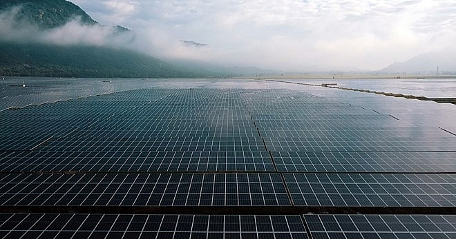 major solar power plant becomes operational in an giang