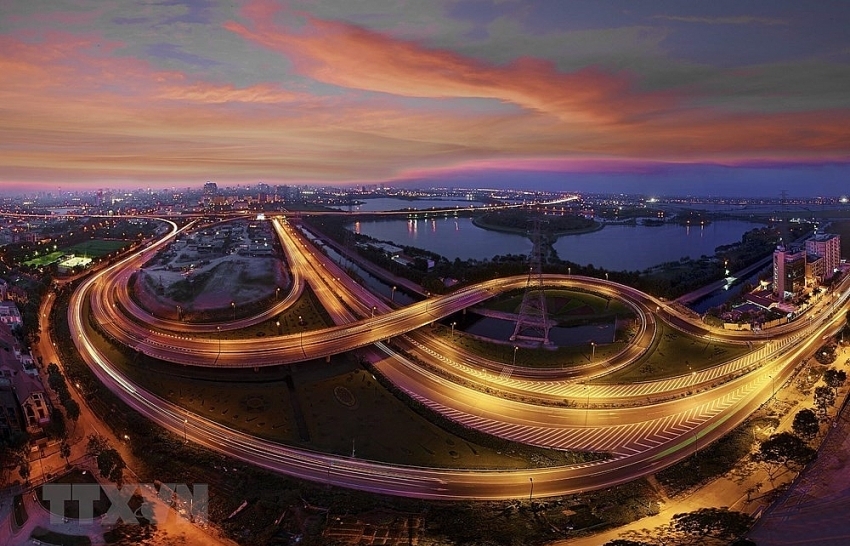 modern hanoi sky view