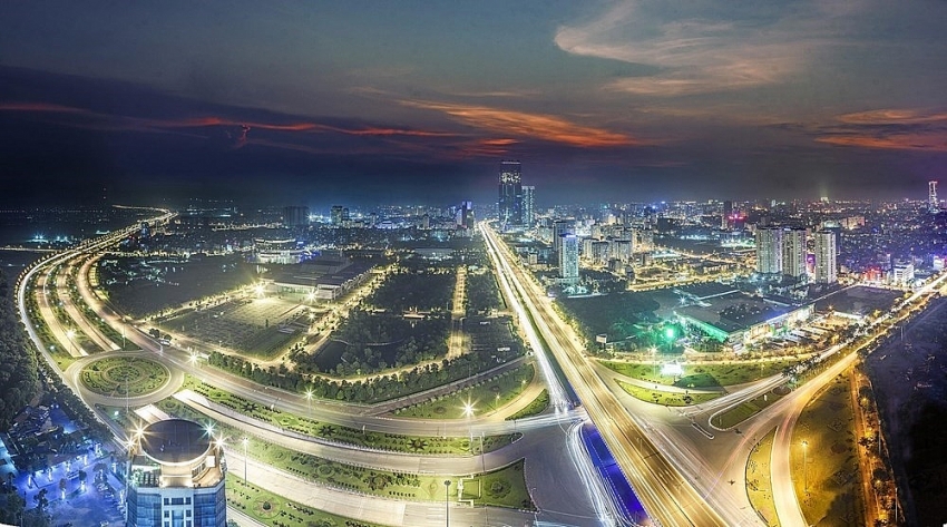 modern hanoi sky view