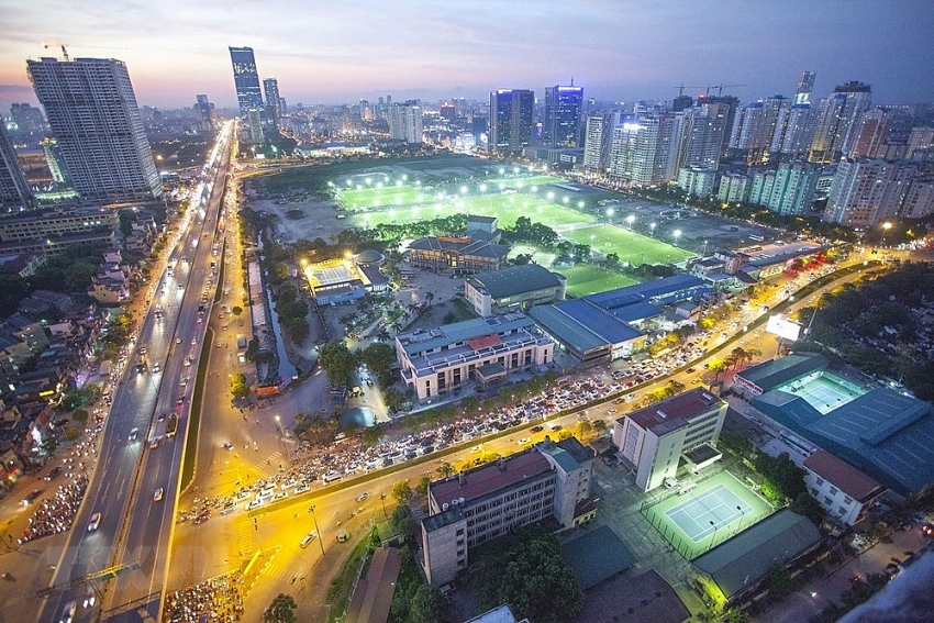 modern hanoi sky view