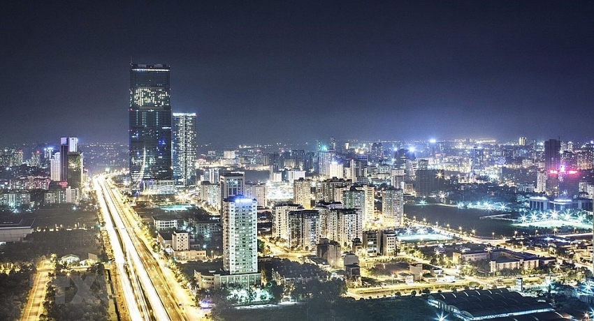 modern hanoi sky view