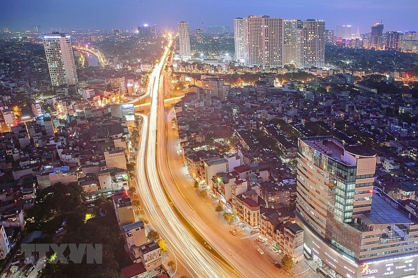 modern hanoi sky view