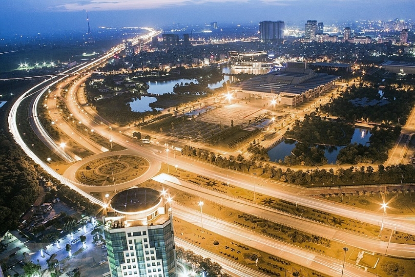 modern hanoi sky view