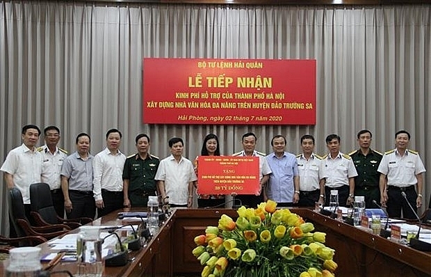 Hanoi assists construction of cultural house on Truong Sa