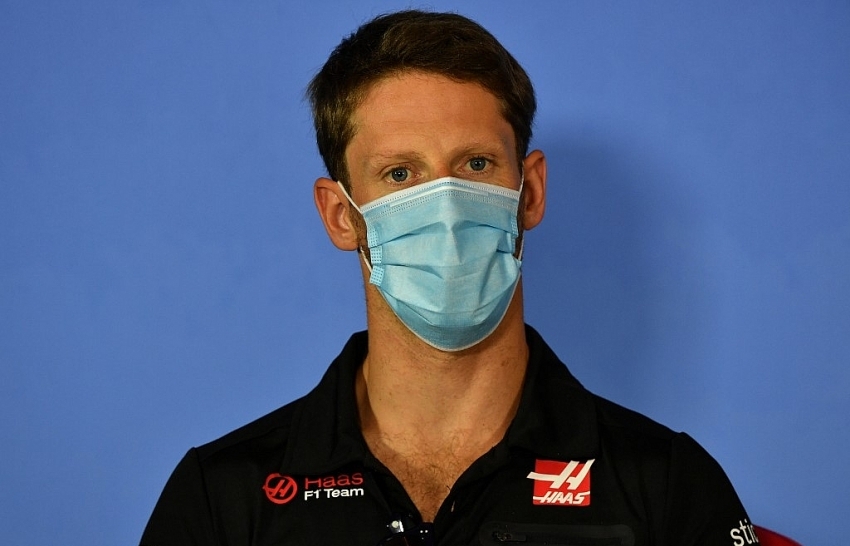 Bubble wrapped: Formula One's masked men keep their distance