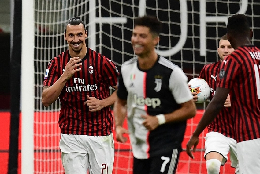 zlatan fires milan comeback as juve miss chance to stretch lead