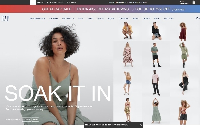 Gap to close all shops in UK, Ireland in online shift