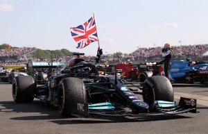 Hamilton racially abused on social media over British GP win