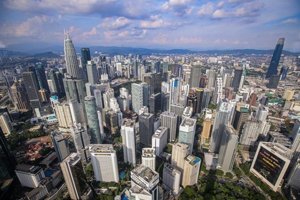 A bird's-eye view of Kuala Lumpur July 8, 2020. (Photo: malaymail.com)