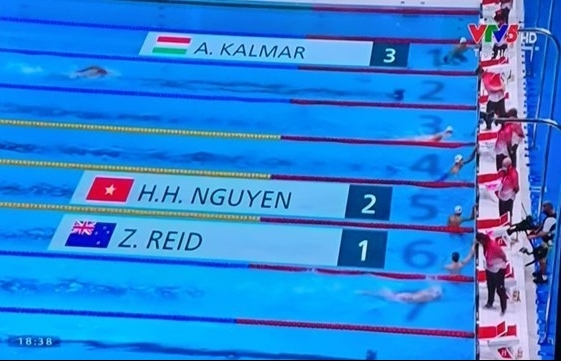 swimmer nguyen huy hoang to compete in mens 1500m freestyle