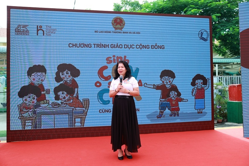 Le Tuyet Mai, Deputy Director of the Vietnam Conservation Fund highly appreciated Generali's companionship in the protection, care, education and comprehensive development of children.