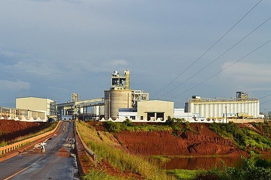 Nhan Co bauxite plant in the Central Highlands province of Dak Nong (Photo: nld.com.vn)