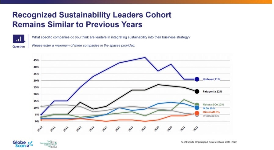 Unilever leads in corporate sustainability in 12 consecutive years