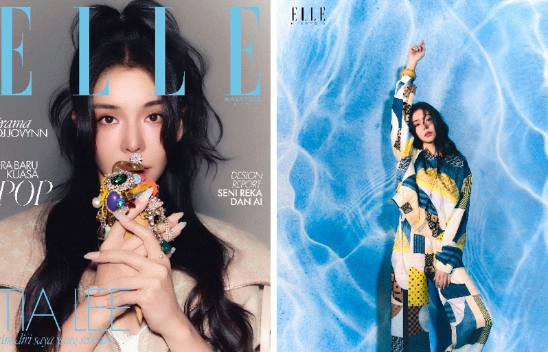 Tia Lee shines on ELLE Malaysia cover with empowering story