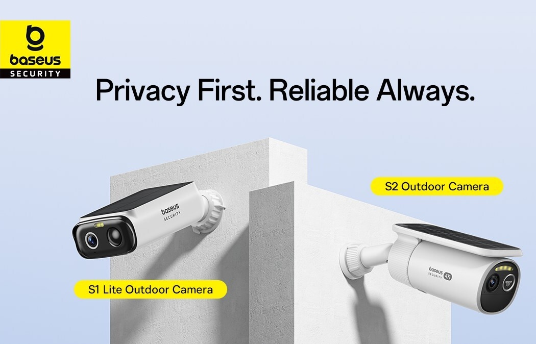 Baseus Launches Solar Security Cameras: S2 And S1 Lite