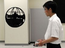 japanese inventor develops flying sphere drone