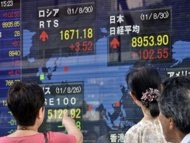 asian shares mostly up on us stimulus hopes