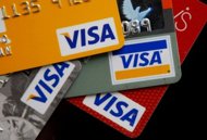The credit and debit payments company Visa is preparing to enter the Myanmar market and has started training local bank workers on how to use electronic transfer systems, a report said Friday. (AFP Photo/Justin Sullivan)