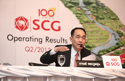 scg reports operating results for first half of the year