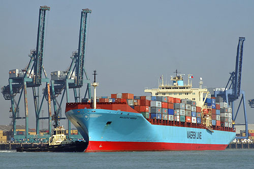 maersk line positive about second quarter results