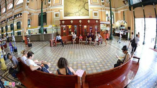 Saigon, traveller, Saigon Central Post Office, Notre Dame Cathedral