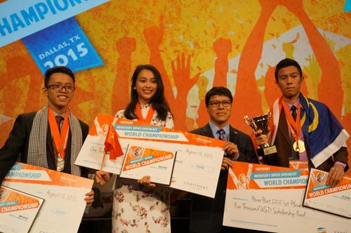 Viet Nam wins bronze medal at MOSWC 2015
