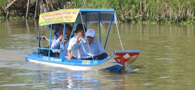 eco friendly tour launched at tram chim national park