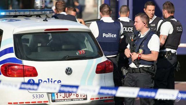 is claims belgium police machete attack