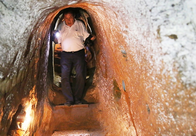 three story village 22m deep underground