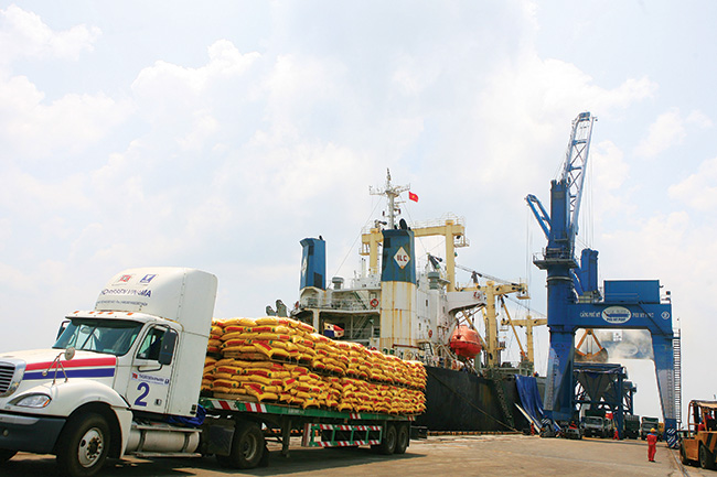 ports intent on logistics