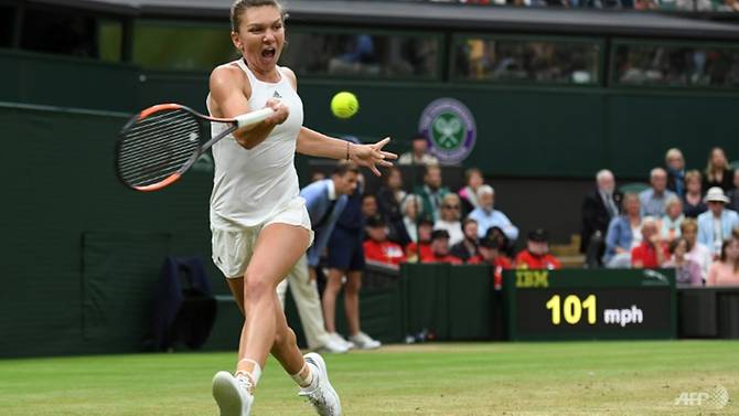 halep fights through heat petkovic bounces bouchard