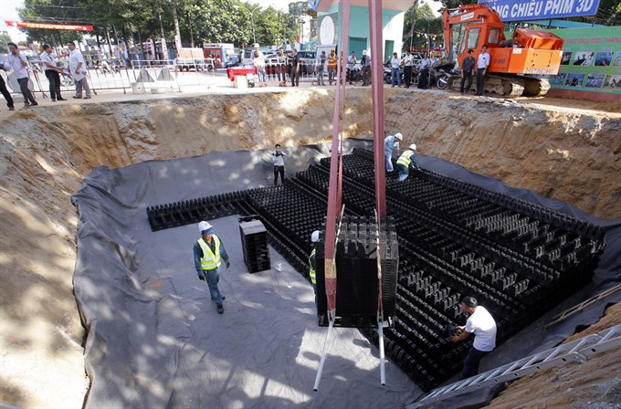 hcm city builds first reservoir with crosswave technology