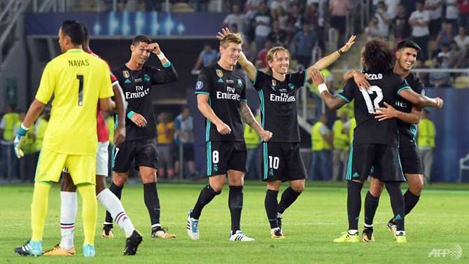 real madrid beat man utd in super cup