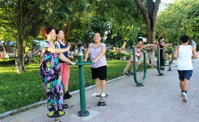 Hà Nội suburbs await outdoor gyms, playgrounds