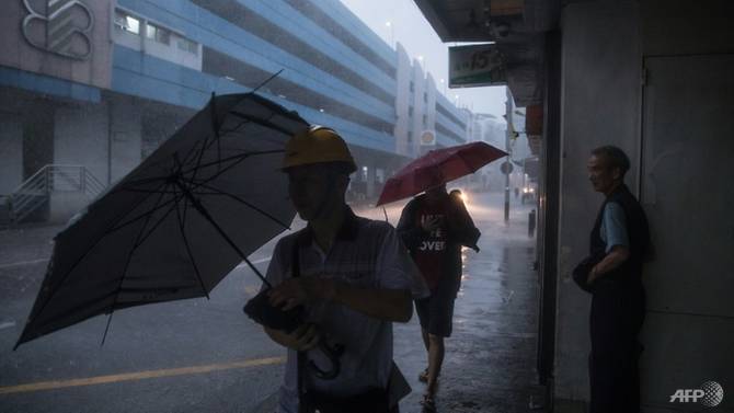 second storm hits hong kong and macau amid typhoon recovery