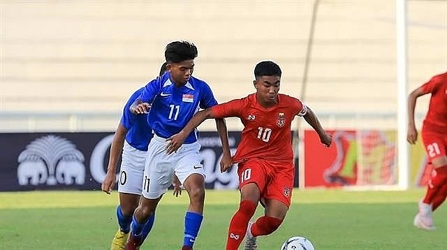 vietnam defeat singapore at aff u15 championship