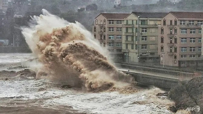 18 dead 14 missing as typhoon lekima hits china