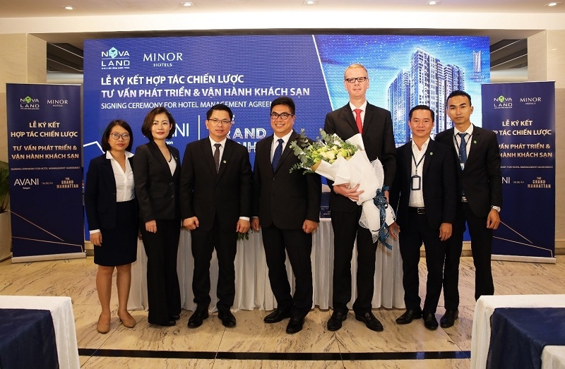 novaland partners up with minor hotel group for management of 5 star avani saigon hotel at the grand manhattan