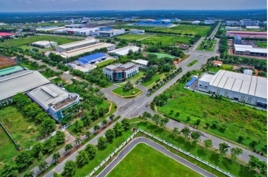 An industrial zone in Ba Ria-Vung Tau with a number of foreign-owned factories. (Photo: baochinhphu.vn)