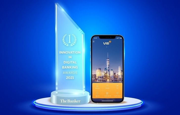 VIB receives Innovation in Digital Banking 2021 award from The Banker