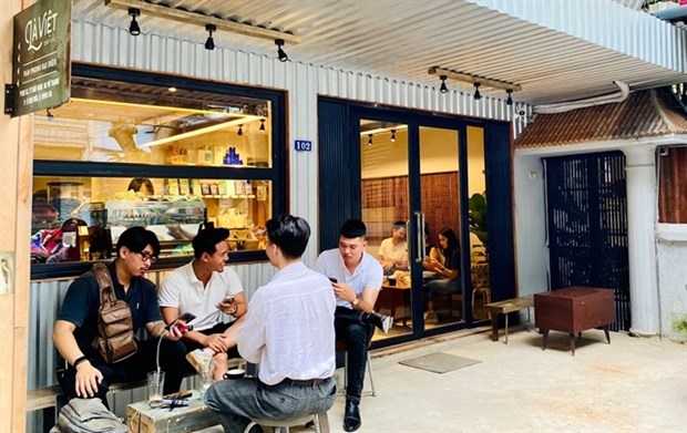 A Da Lat-based La Viet Coffee in Hanoi. La Viet Coffee wants to promote its products with the tourism model across Vietnam when travelling resumes after the pandemic (Photo courtesy of the firm)