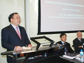 vietnam vows support for swiss investors