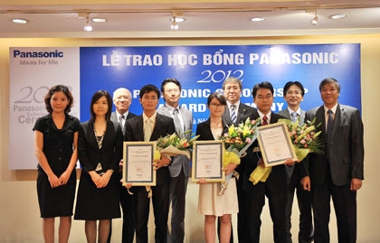 panasonic awards 9th master scholarship in vietnam
