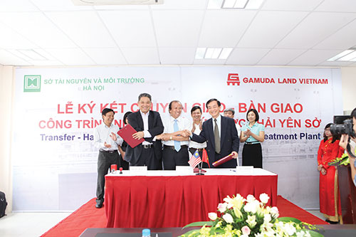 gamuda land completes 250m sewage plant