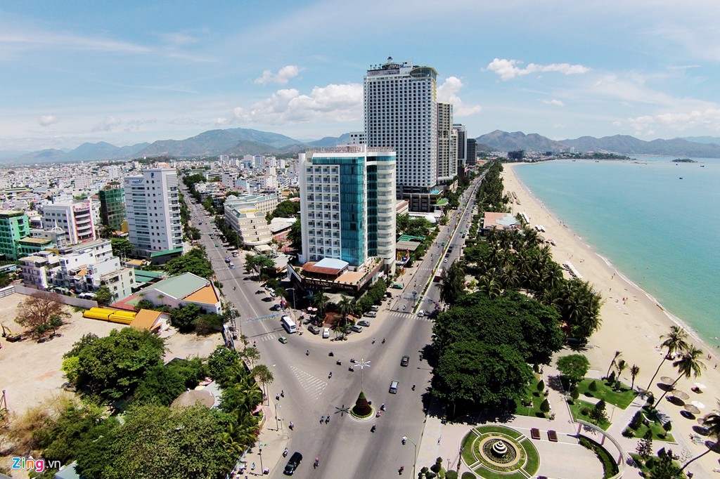 Thành phố biển đẹp nhất Việt Nam nhìn từ trên cao