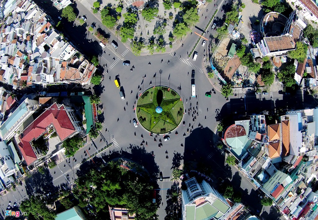 Thành phố biển đẹp nhất Việt Nam nhìn từ trên cao