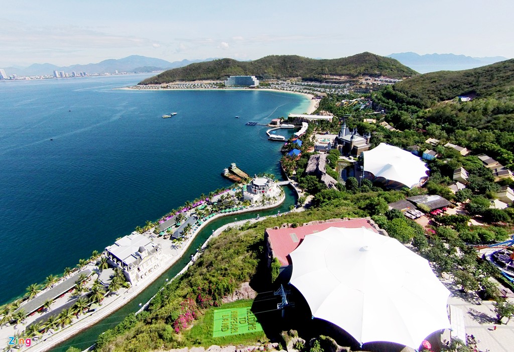 Thành phố biển đẹp nhất Việt Nam nhìn từ trên cao