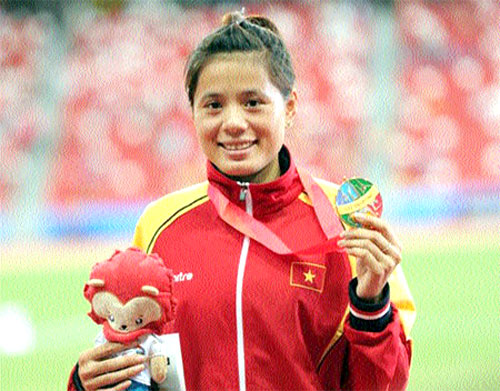Athletics, Nguyen Thi Huyen, Nam Dinh